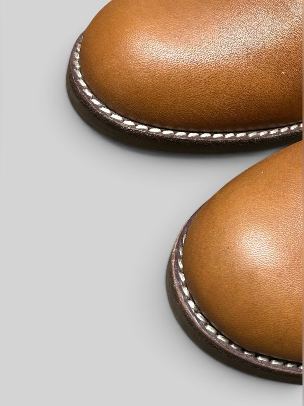 Madewell The Patti Lace-Up Boot Leather in English Saddle Brand New Size 10 - Picture 4 of 7